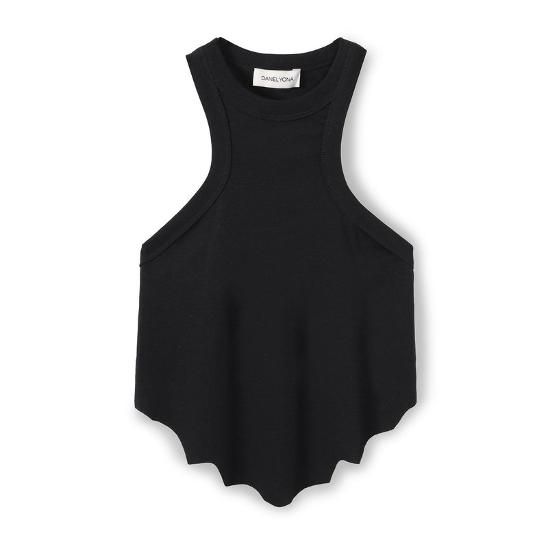 Asymmetric crop tank