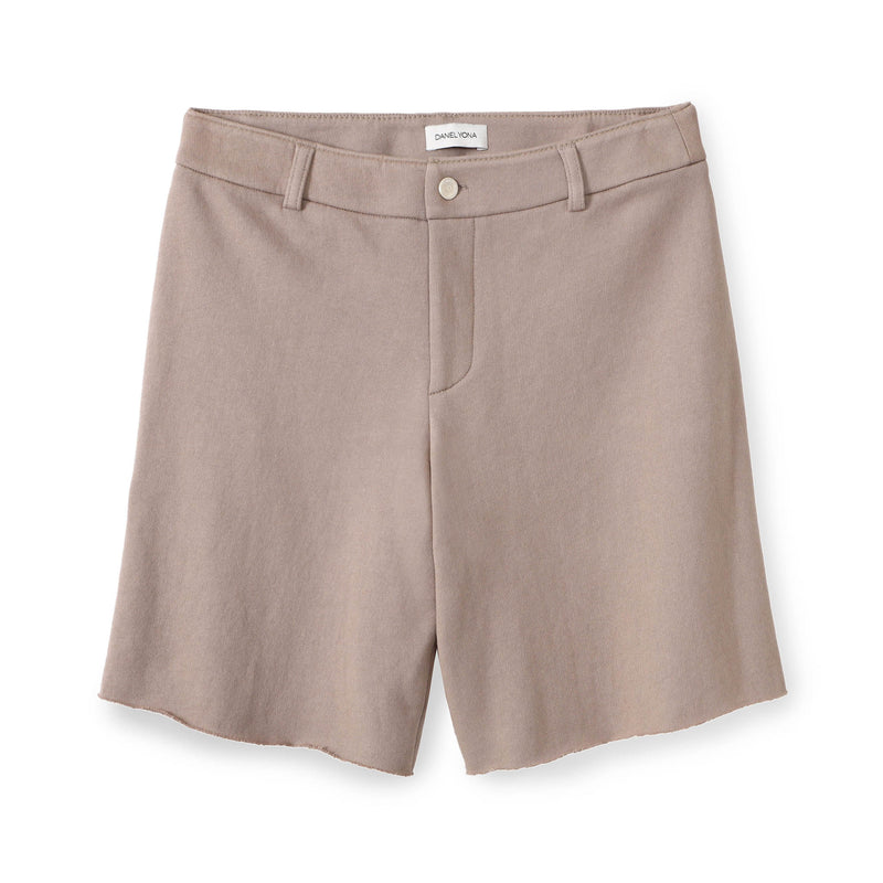 Low waist french terry bermuda