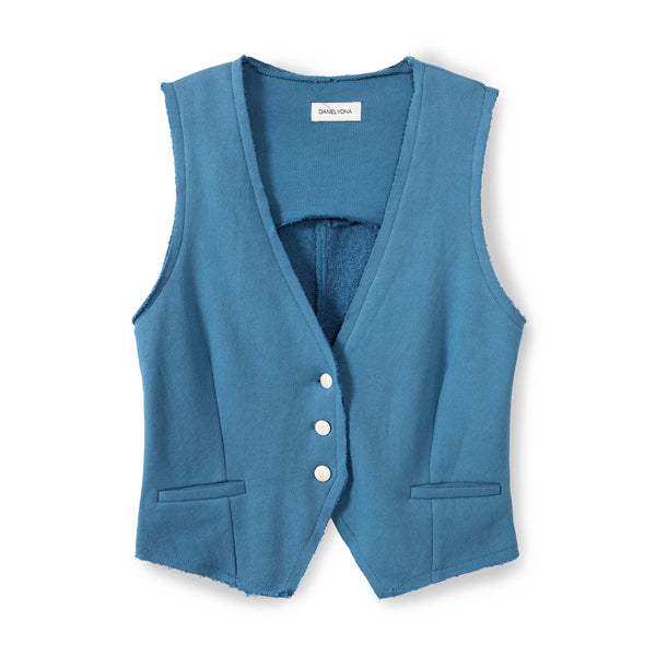 French terry vest