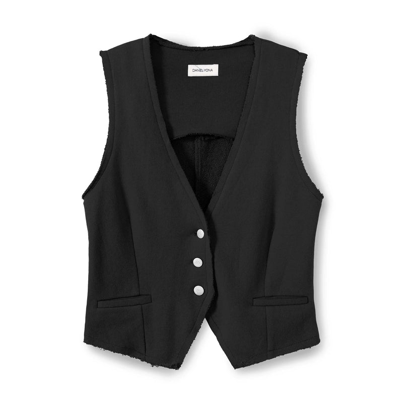 French terry vest