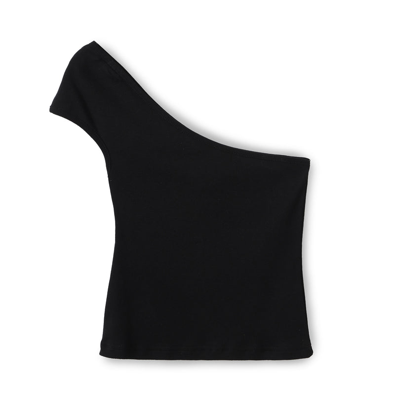 One shoulder vintage top