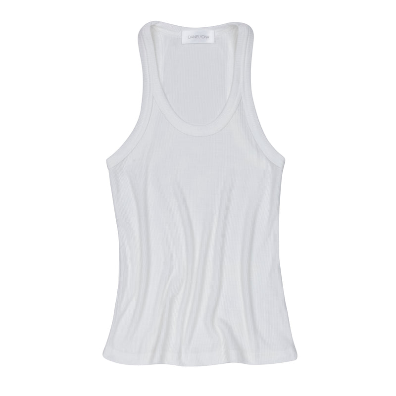 Soft ribbed tank top