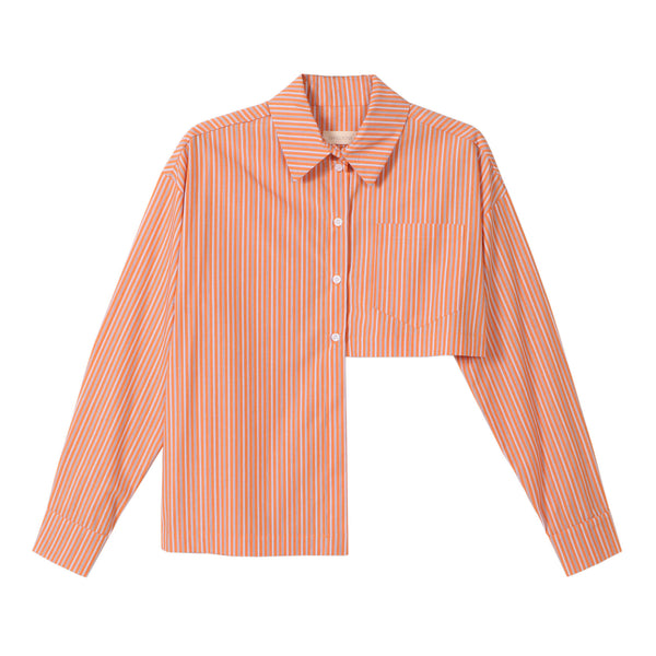 camil crop buttoned shirt